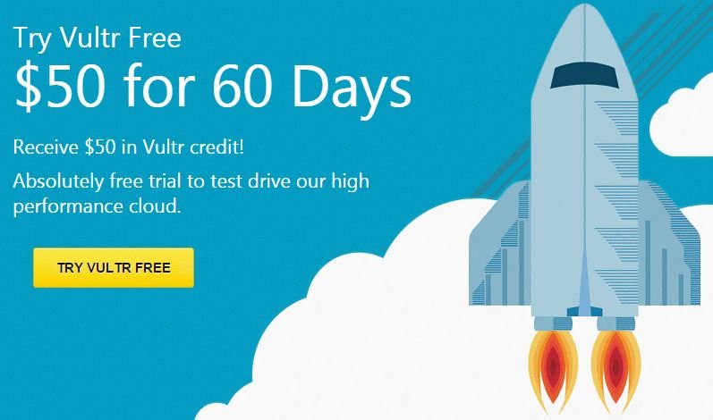 Vultr coupon free $50 for new account latest