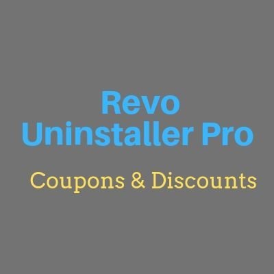 Revo Uninstaller Pro coupons