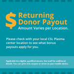 csl plasma coupon return