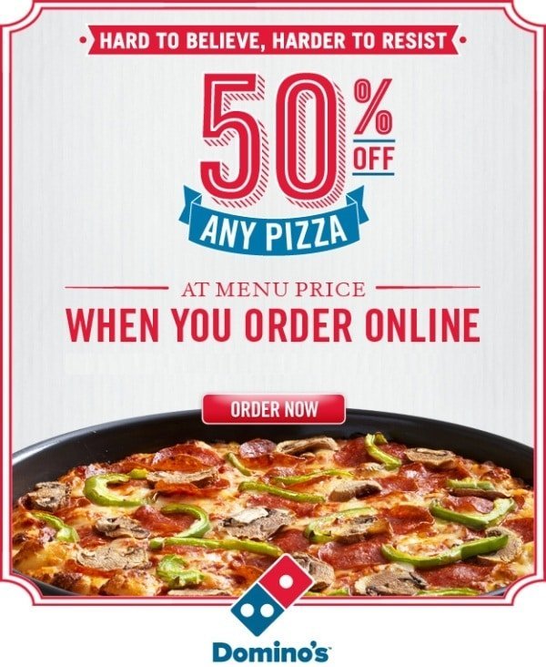 DOmino's Pizza Promo Codes and Coupons