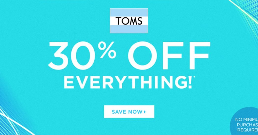 Toms coupons 35 Off